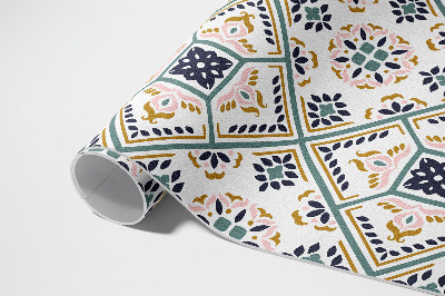 Tapis vinyle d’extérieur Carreaux à motifs géométriques