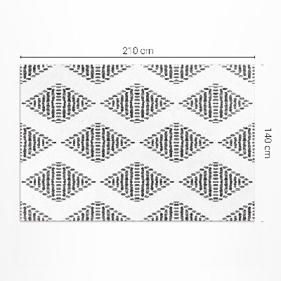 Tapis vinyle d’extérieur Losanges faits de lignes