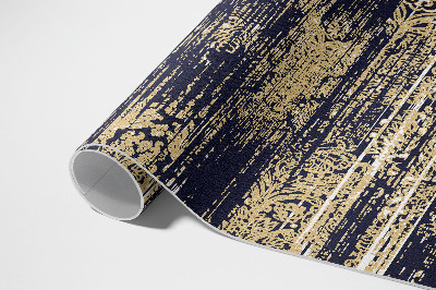 Tapis vinyle d’extérieur Texture de tissu vieilli bohème vintage