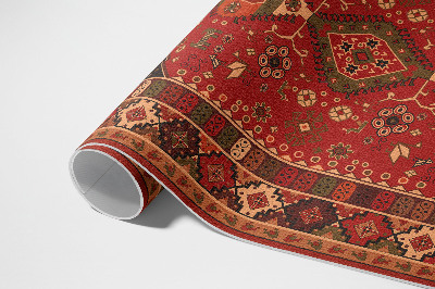 Tapis vinyle d’extérieur Motifs végétaux vintage de style antique