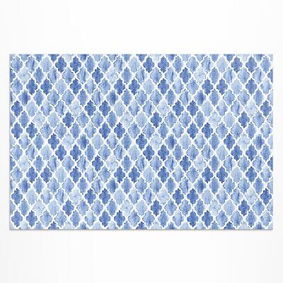 Tapis vinyle d’extérieur Carreaux de mosaïque aquarelle méditerranéens