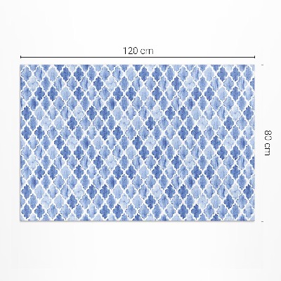 Tapis vinyle d’extérieur Carreaux de mosaïque aquarelle méditerranéens