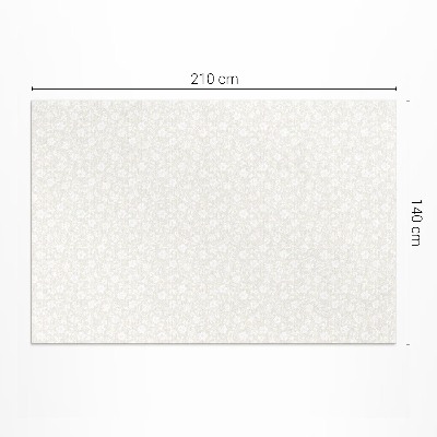 Tapis vinyle d’extérieur Petites fleurs sauvages bohèmes délicates