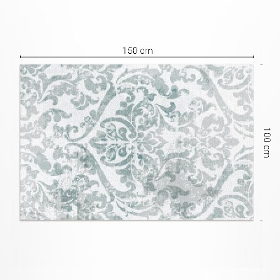 Tapis vinyle d’extérieur Taches et ornements de style vintage