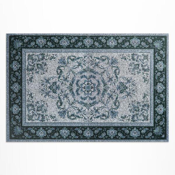 Tapis vinyle d’extérieur Style persan classique avec motifs floraux