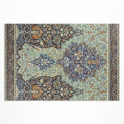 Tapis vinyle d’extérieur Magnifiques détails d'ornement floral turc