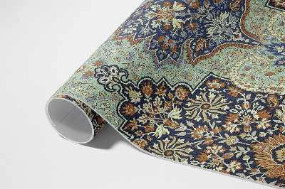 Tapis vinyle d’extérieur Magnifiques détails d'ornement floral turc