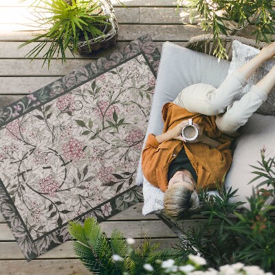 Tapis vinyle d’extérieur Croquis de Jasmine de William Morris