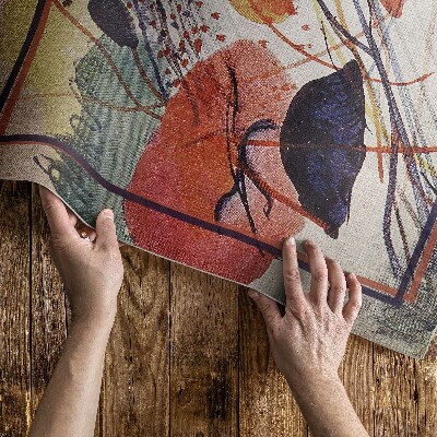 Tapis vinyle d’extérieur Aquarelle colorée de Vassily Kandinsky