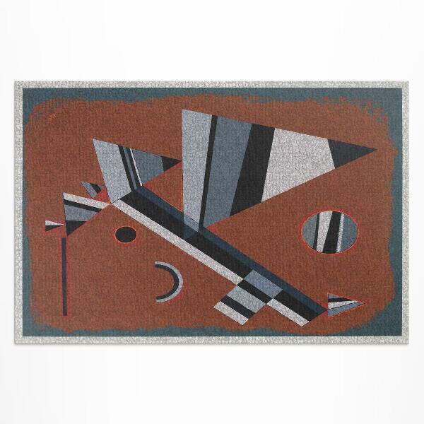 Tapis vinyle d’extérieur Gris de Wassil Kandinsky