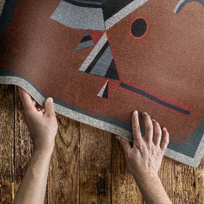 Tapis vinyle d’extérieur Gris de Wassil Kandinsky