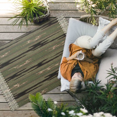 Tapis vinyle d’extérieur Motif abstrait Furuyi Korin