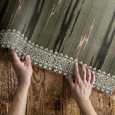 Tapis vinyle d’extérieur Motif abstrait Furuyi Korin