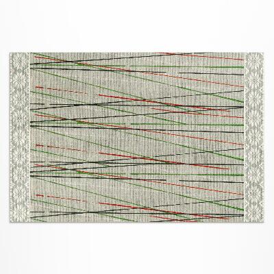 Tapis vinyle d’extérieur Tissu imitation gravure sur bois japonaise