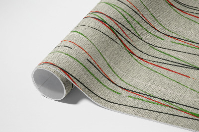 Tapis vinyle d’extérieur Tissu imitation gravure sur bois japonaise