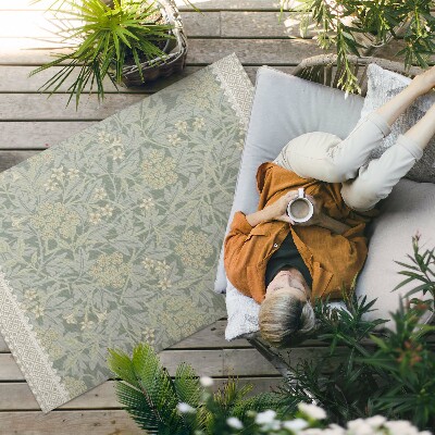 Tapis vinyle d’extérieur Illustration de William Morris Jasmine