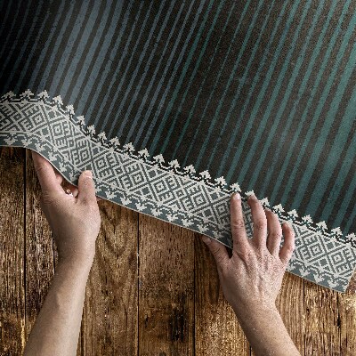 Tapis vinyle d’extérieur Gravure sur bois de Furuyi Korina