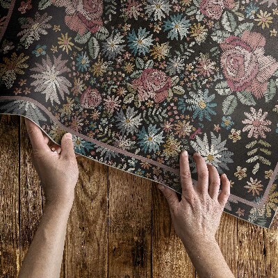 Tapis vinyle d’extérieur Petites fleurs dans le pré