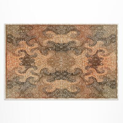 Tapis vinyle d’extérieur Motif oriental à volutes décoratives