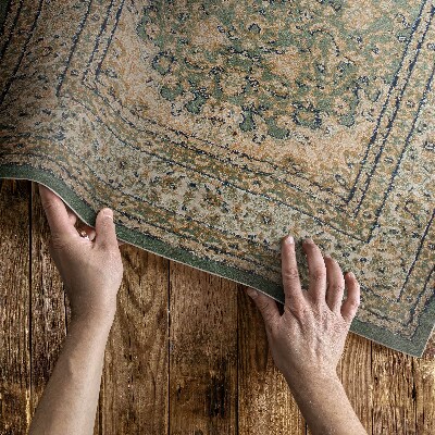 Tapis vinyle d’extérieur Motif ornemental vintage classique