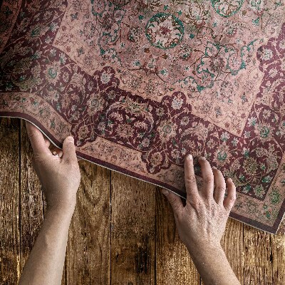 Tapis vinyle d’extérieur Motif ornemental traditionnel antique