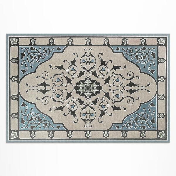 Tapis vinyle d’extérieur Motif délicat de Sir Matthew Digby Wyatt