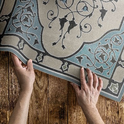 Tapis vinyle d’extérieur Motif délicat de Sir Matthew Digby Wyatt