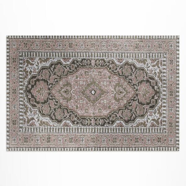 Tapis vinyle d’extérieur Motif orné vintage de style persan