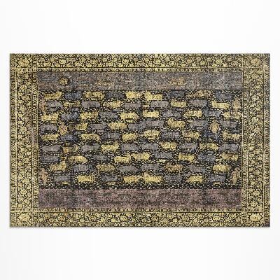 Tapis vinyle d’extérieur Motif décoratif avec détails ornementaux