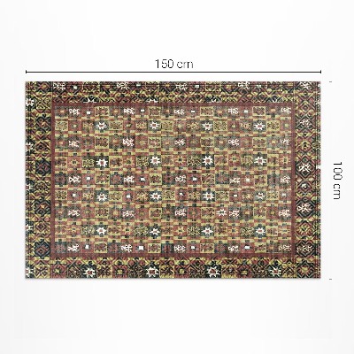 Tapis vinyle d’extérieur Mosaïque vintage colorée ethnique vintage