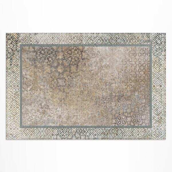 Tapis vinyle d’extérieur Dentelle vintage délicate