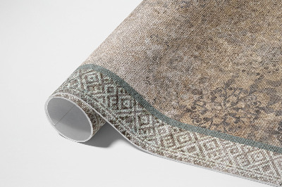 Tapis vinyle d’extérieur Dentelle vintage délicate