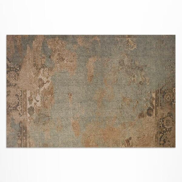 Tapis vinyle d’extérieur Motif patchwork vintage minable