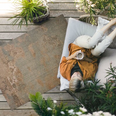 Tapis vinyle d’extérieur Motif patchwork vintage minable