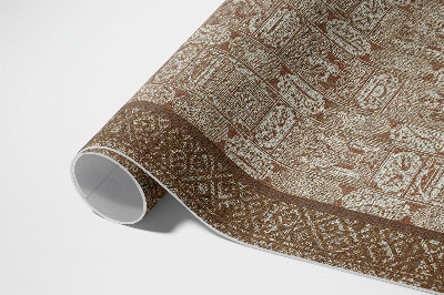 Tapis vinyle d’extérieur Motif vintage en mosaïque ornementale