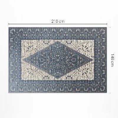 Tapis vinyle d’extérieur Motif ornemental vintage ombré arabe