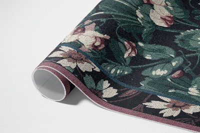 Tapis vinyle d’extérieur Motif floral Albert Racinet