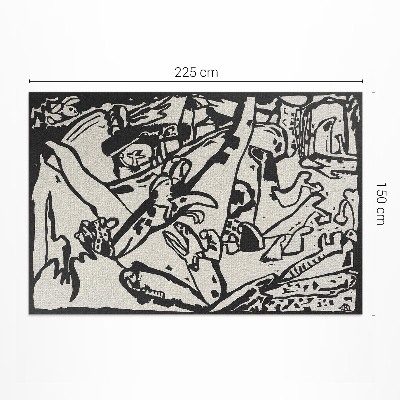 Tapis vinyle d’extérieur Composition de Vassily Kandinsky