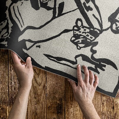 Tapis vinyle d’extérieur Composition de Vassily Kandinsky