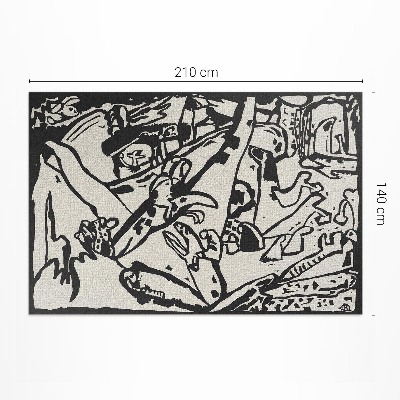 Tapis vinyle d’extérieur Composition de Vassily Kandinsky