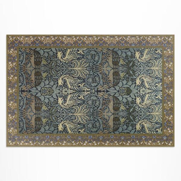 Tapis vinyle d’extérieur Le Paon et le Dragon de William Morris