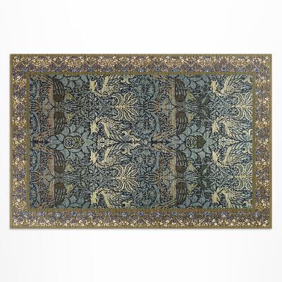 Tapis vinyle d’extérieur Le Paon et le Dragon de William Morris