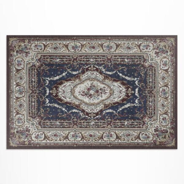 Tapis vinyle d’extérieur Motif ornemental antique dans le style ancien
