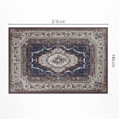 Tapis vinyle d’extérieur Motif ornemental antique dans le style ancien