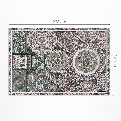 Tapis vinyle d’extérieur Les Mandalas d'Albert Racinet