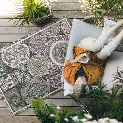 Tapis vinyle d’extérieur Les Mandalas d'Albert Racinet