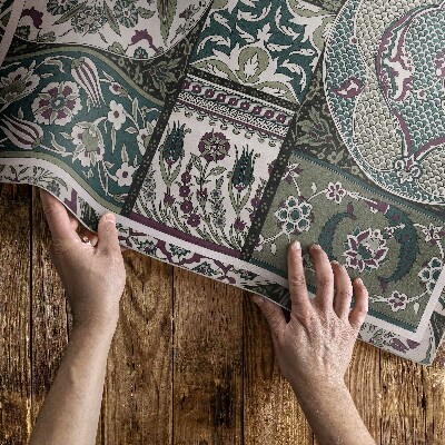 Tapis vinyle d’extérieur Les Mandalas d'Albert Racinet