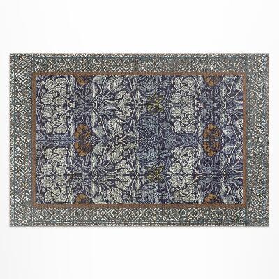 Tapis vinyle d’extérieur Motifs végétaux décoratifs vintage