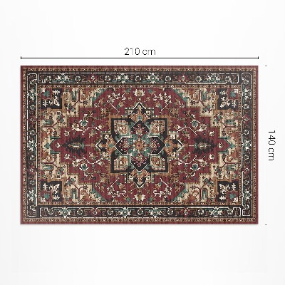 Tapis vinyle d’extérieur Tissu imitation motif turc classique