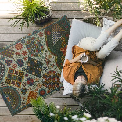 Tapis vinyle d’extérieur Motif japonais Albert Racinet